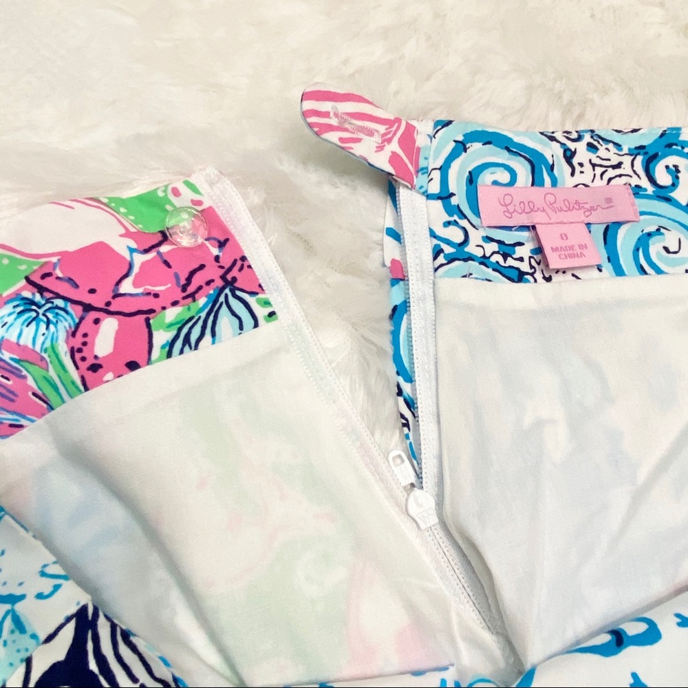 Lilly Pulitzer Marigold Patchwork Nautical Skort - image 3